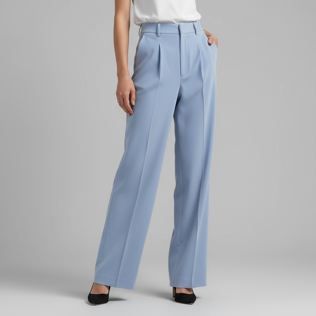 Pantalon Femme Taille Haute | Jambes Droites