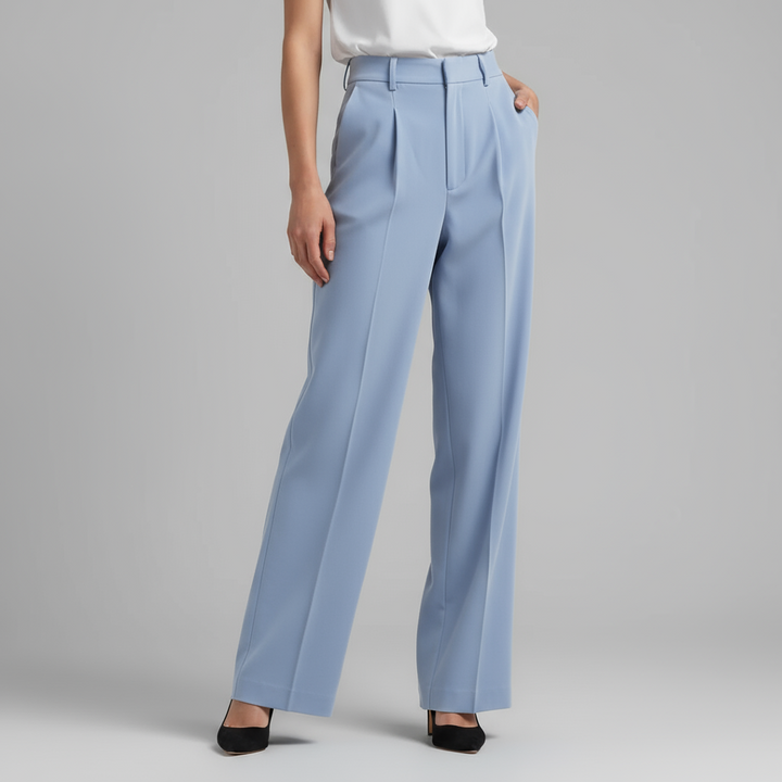 Pantalon Femme Taille Haute | Jambes Droites