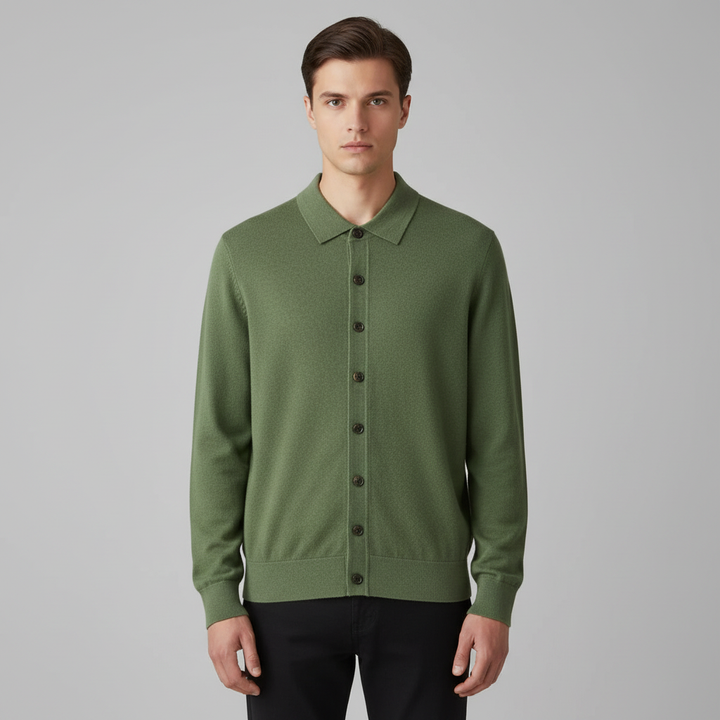 Cardigan Homme Laine Boutonné