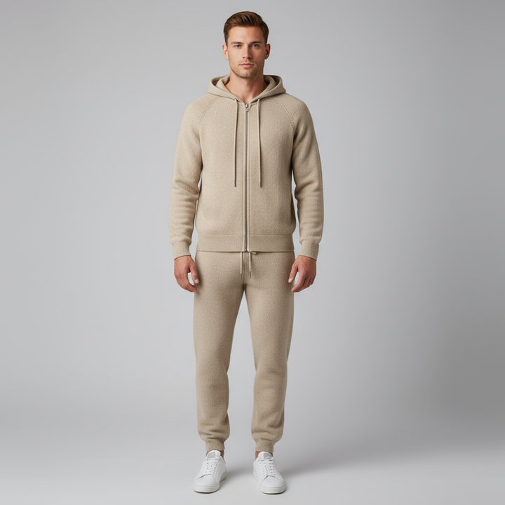 Ensemble Jogging Homme Zippé à Capuche