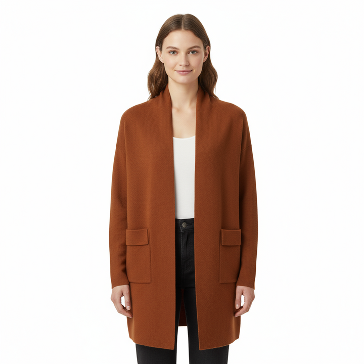 Cardigan Femme Long en Maille