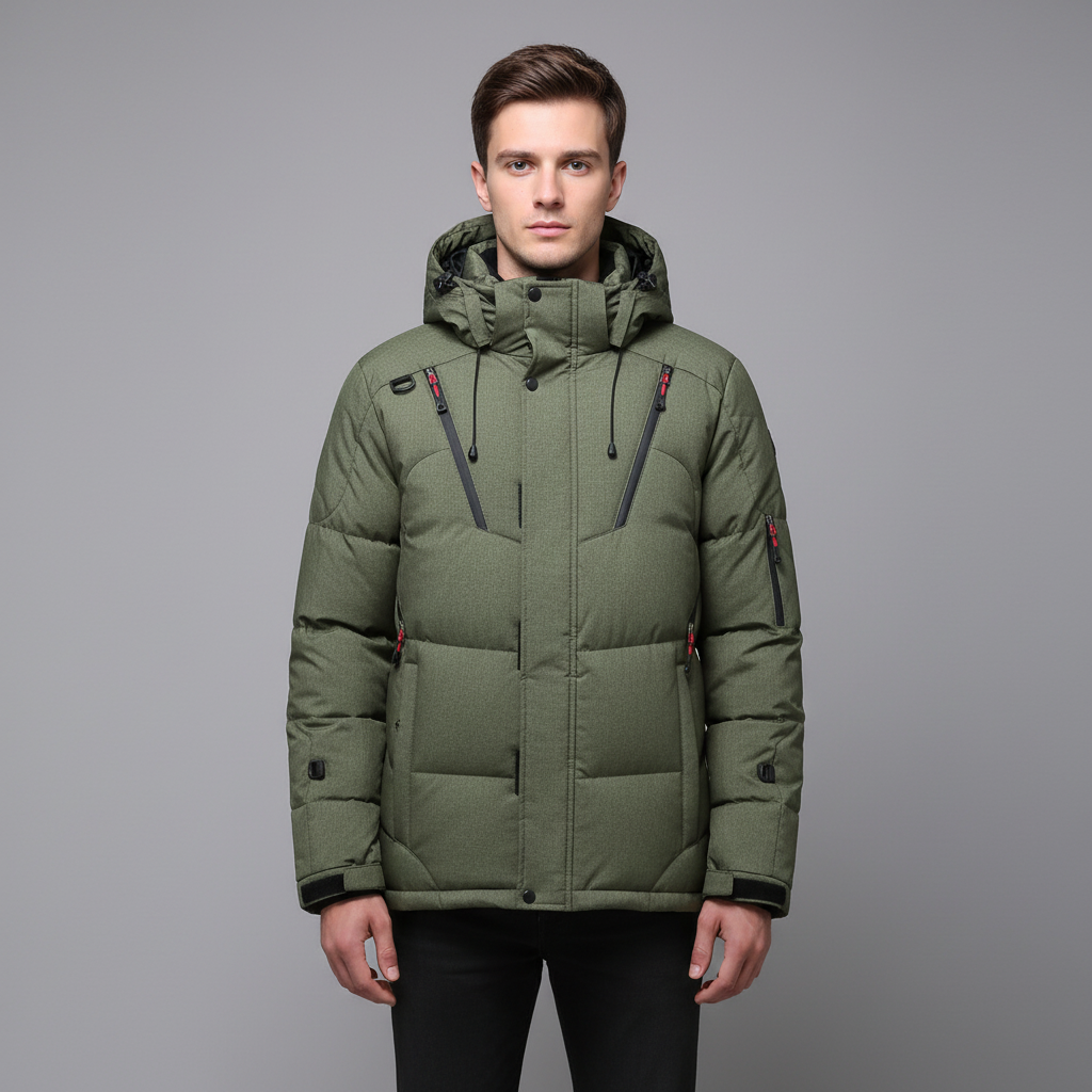 Doudoune Homme | Duvet de Canard | Capuche Amovible