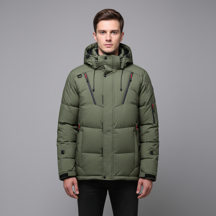Doudoune Homme | Duvet de Canard | Capuche Amovible