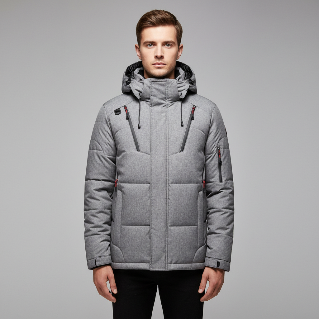 Doudoune Homme | Duvet de Canard | Capuche Amovible