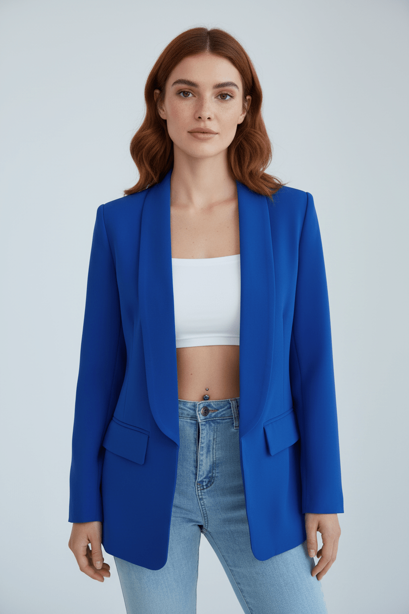 Blazer Femme Manches Longues