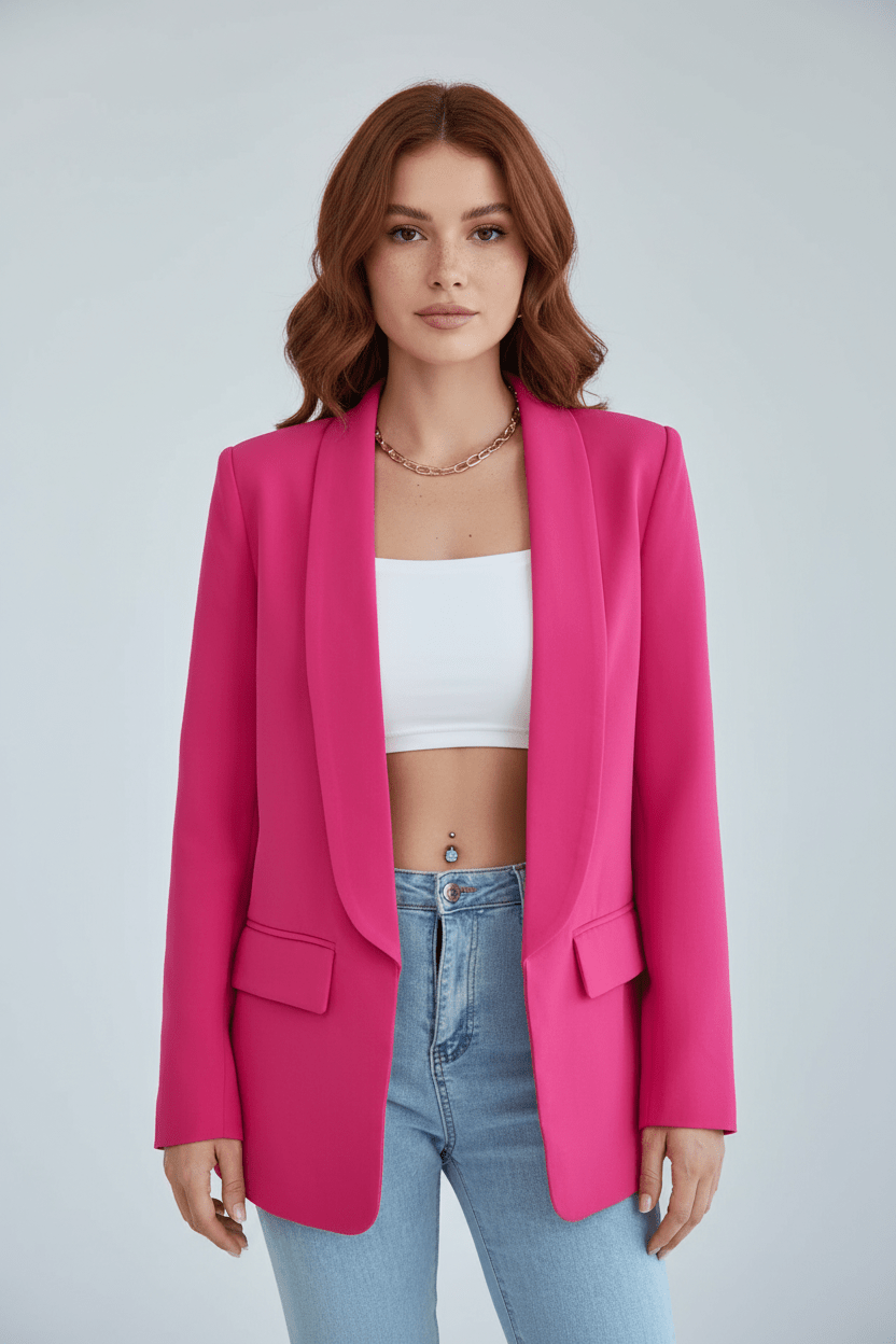 Blazer Femme Manches Longues
