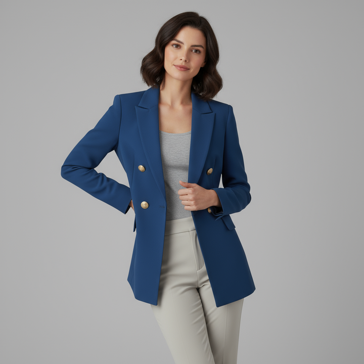Blazer Femme Double Boutonnage