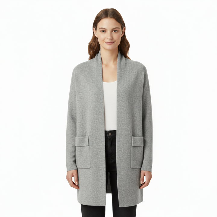 Cardigan Femme Long en Maille