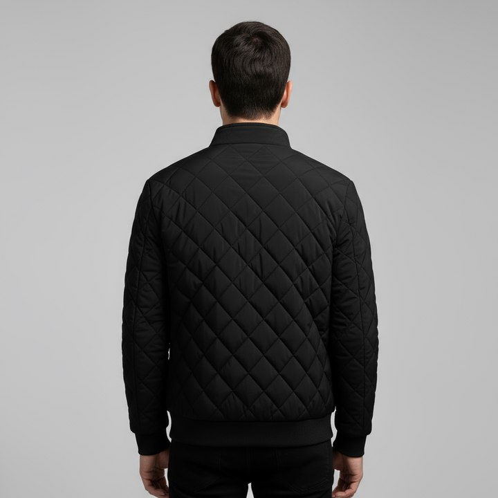 Veste Homme Matelassée en Polaire Zippée