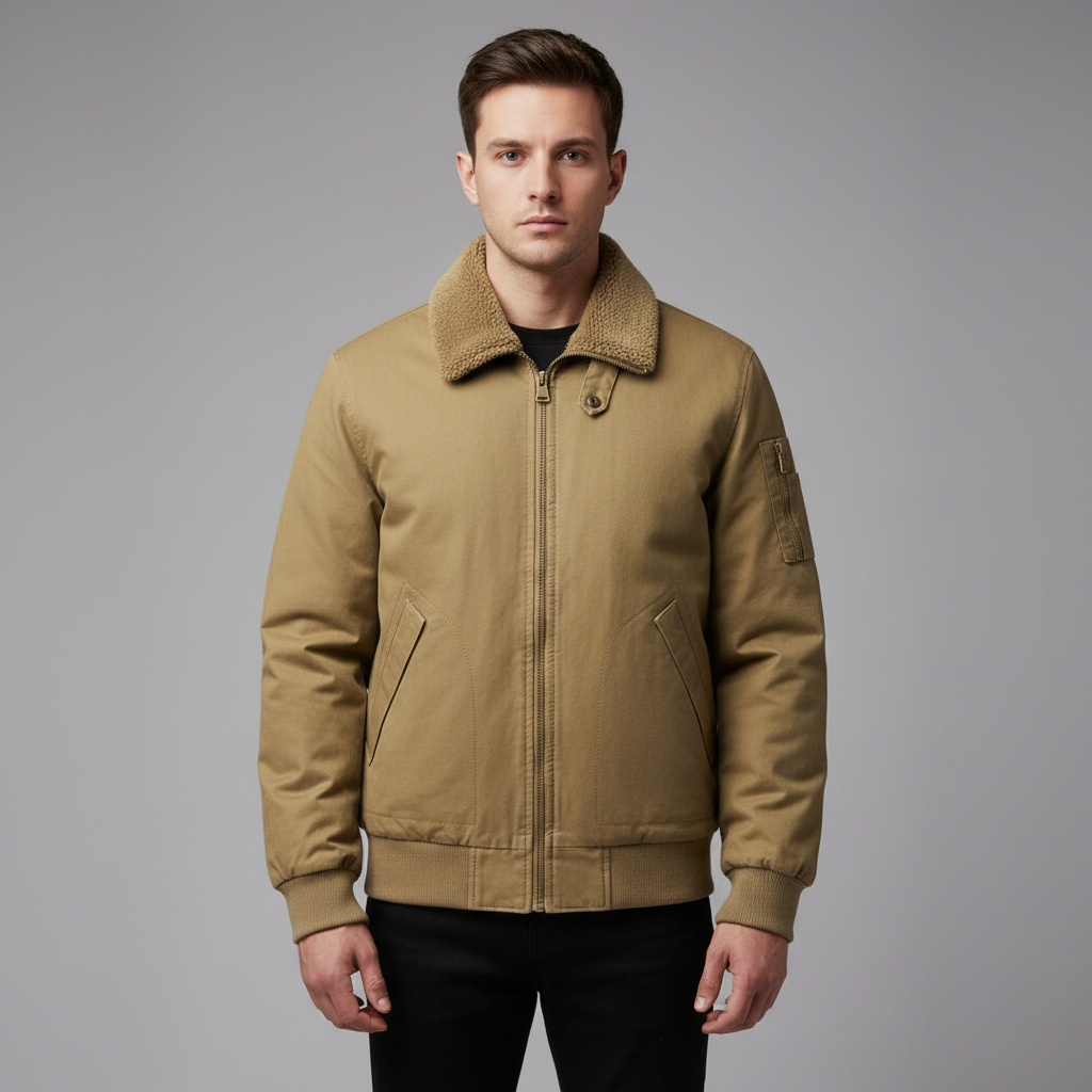 Veste Homme Coton Hiver | Doublée Laine