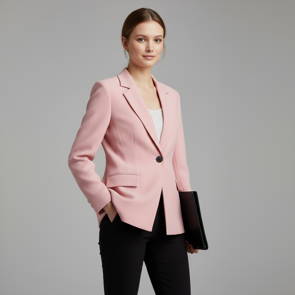 Blazer Femme Col à Revers | Boutonnage Simple