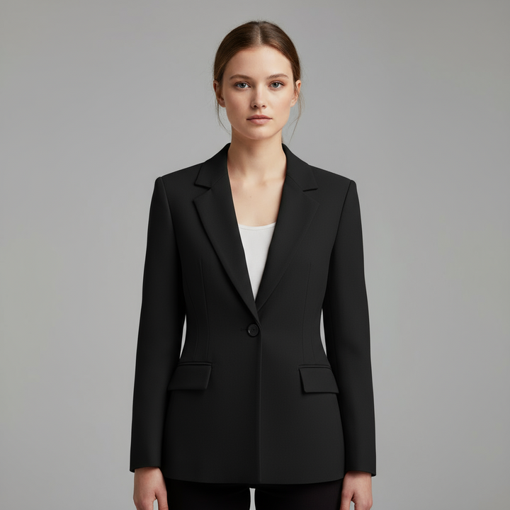 Blazer Femme Col à Revers | Boutonnage Simple