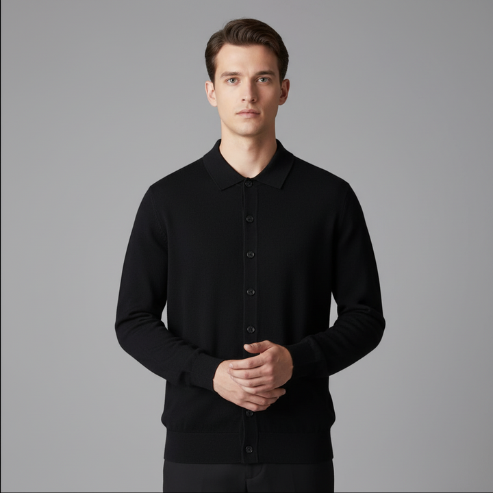 Cardigan Homme Laine Boutonné