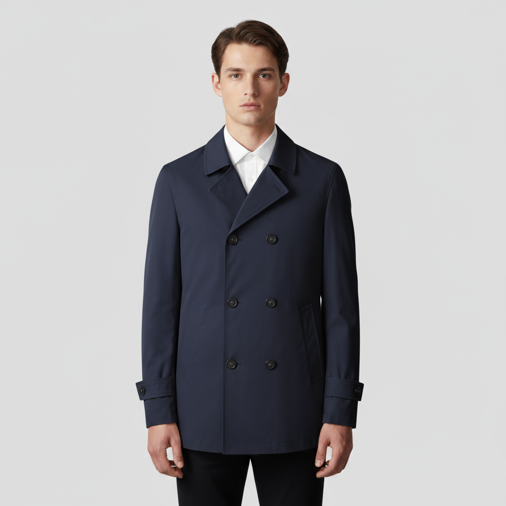 Blazer Homme Croisé Double Boutonnage