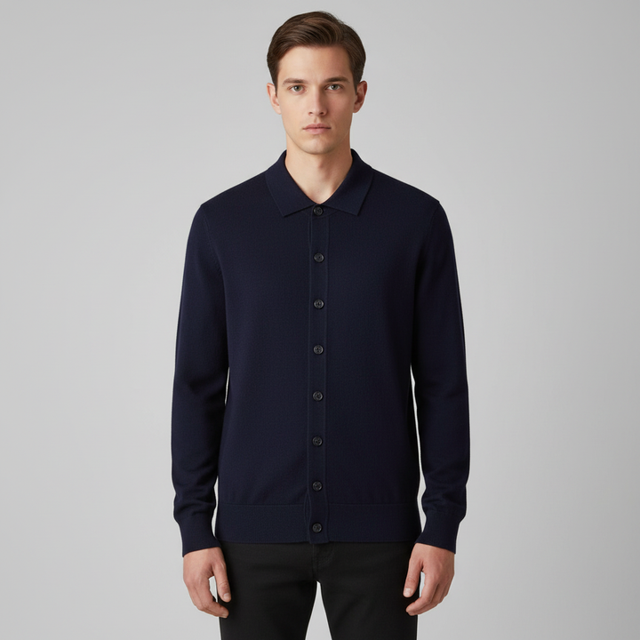 Cardigan Homme Laine Boutonné