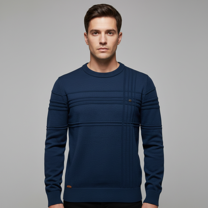 Urbain | Pull Texturé Col Rond