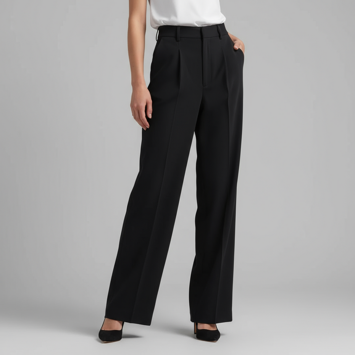 Pantalon Femme Taille Haute | Jambes Droites