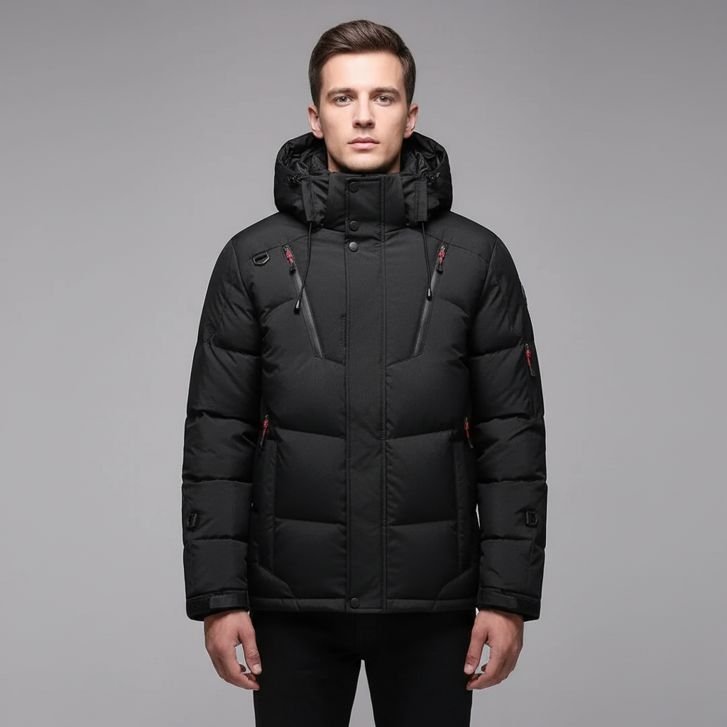 Doudoune Homme | Duvet de Canard | Capuche Amovible