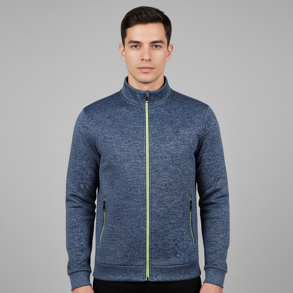 Cardigan Zippé Homme Maille