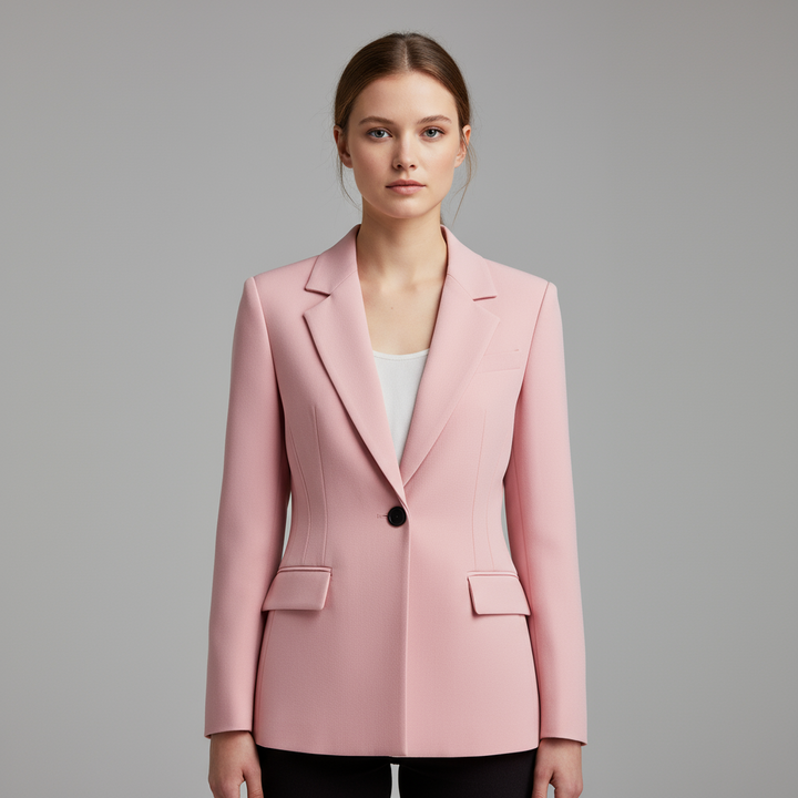 Blazer Femme Col à Revers | Boutonnage Simple