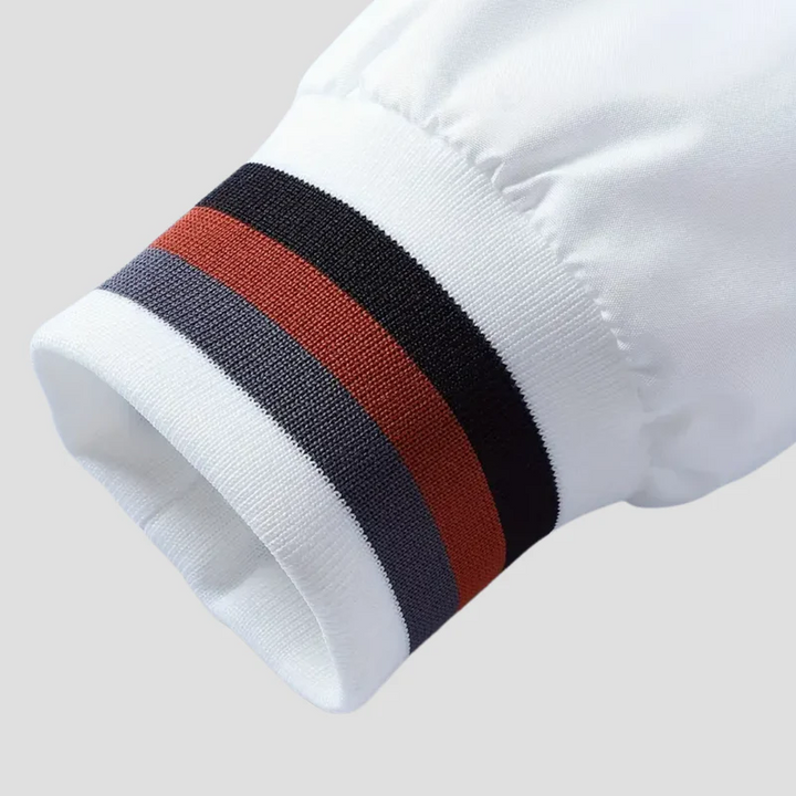 Bomber Homme Universitaire Zippé | Col Montant