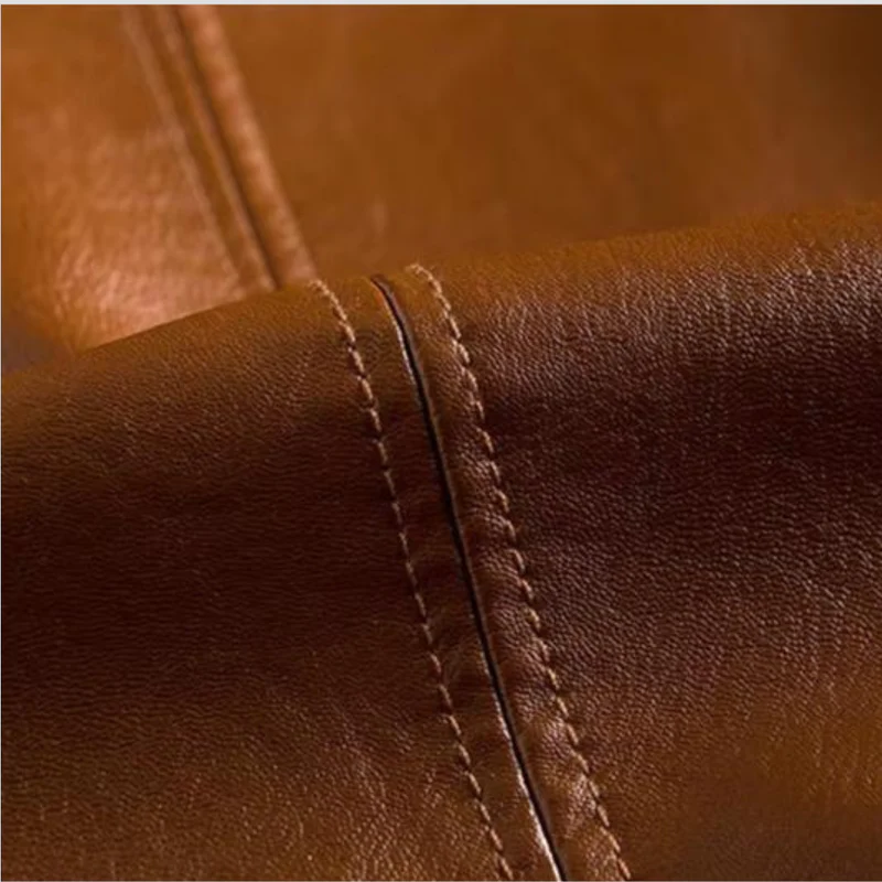 Veste Homme en Cuir Zippée