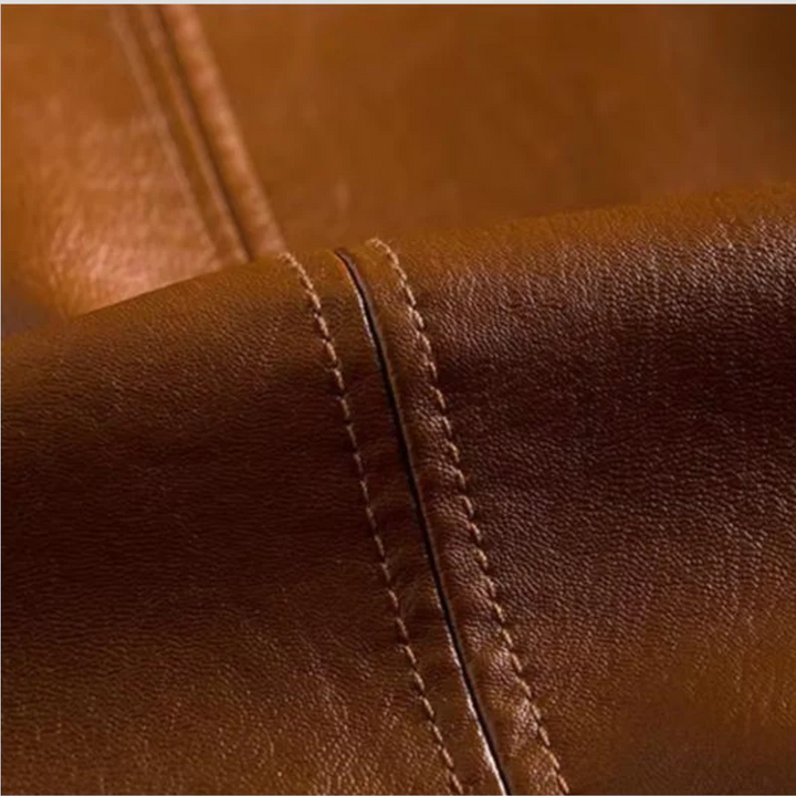 Veste Homme en Cuir Zippée