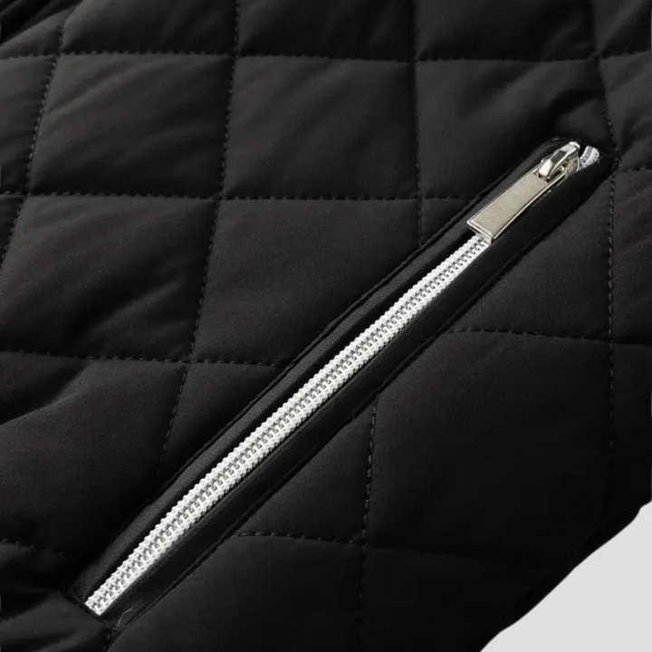 Veste Homme Matelassée en Polaire Zippée