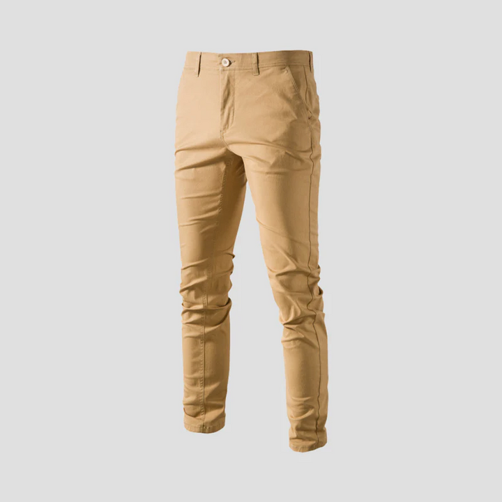 Pantalon Chino Homme Coupe Ajustée