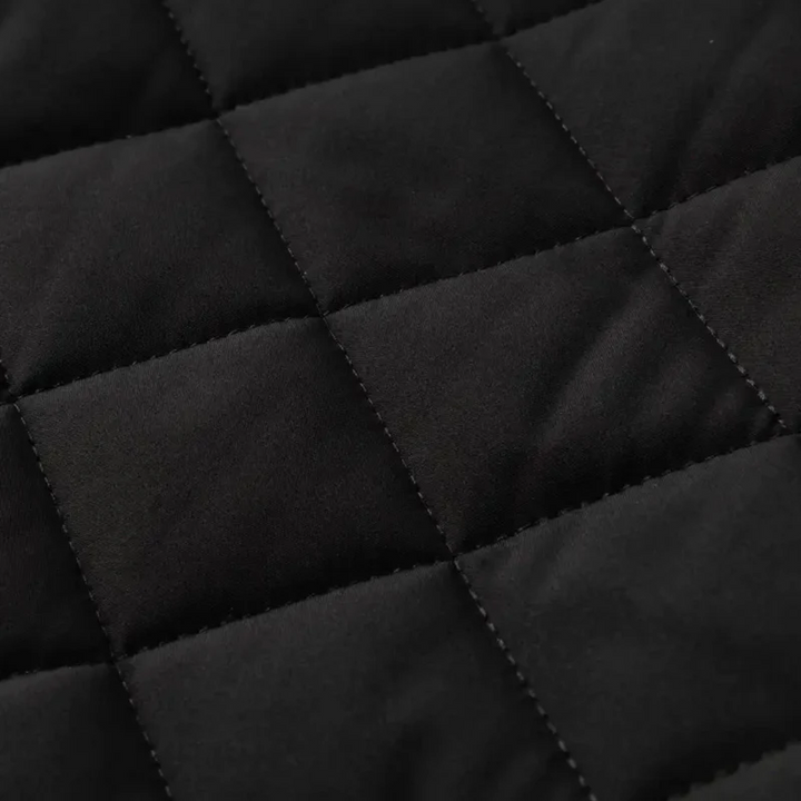 Veste Homme Matelassée en Polaire Zippée