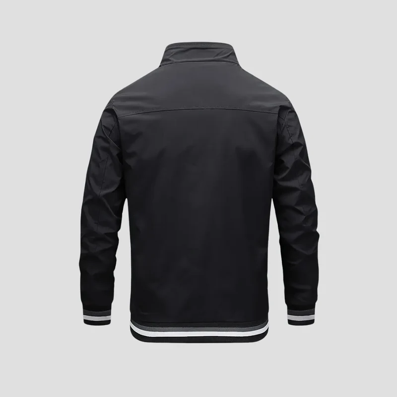 Bomber Homme Universitaire Zippé | Col Montant