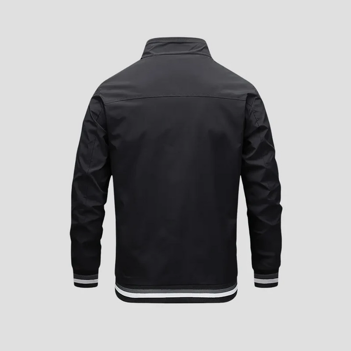 Bomber Homme Universitaire Zippé | Col Montant