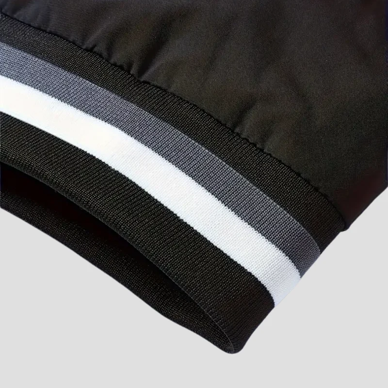 Bomber Homme Universitaire Zippé | Col Montant