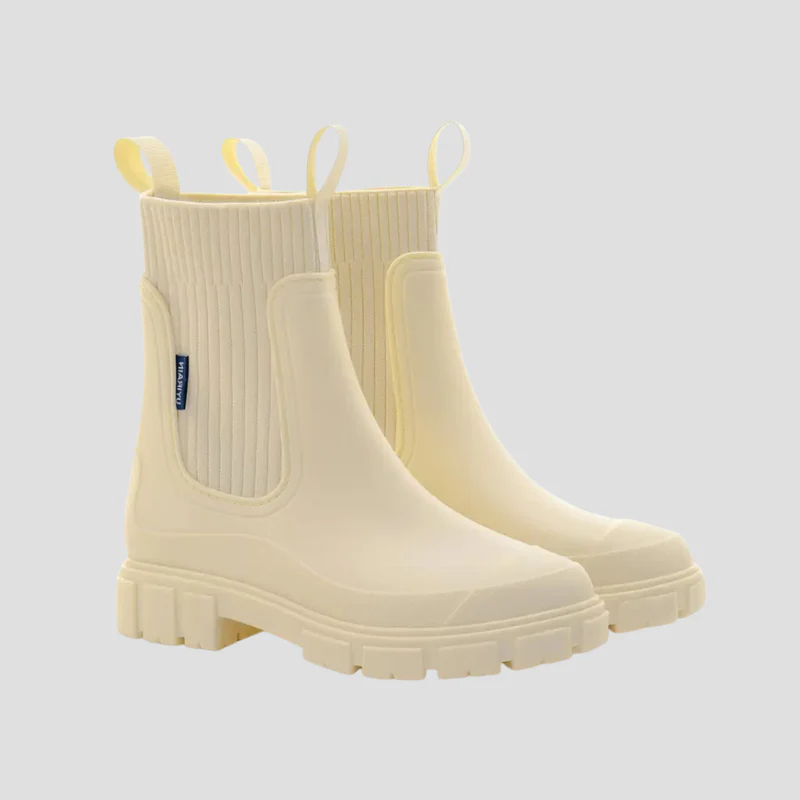 Bottines de pluie femme en caoutchouc