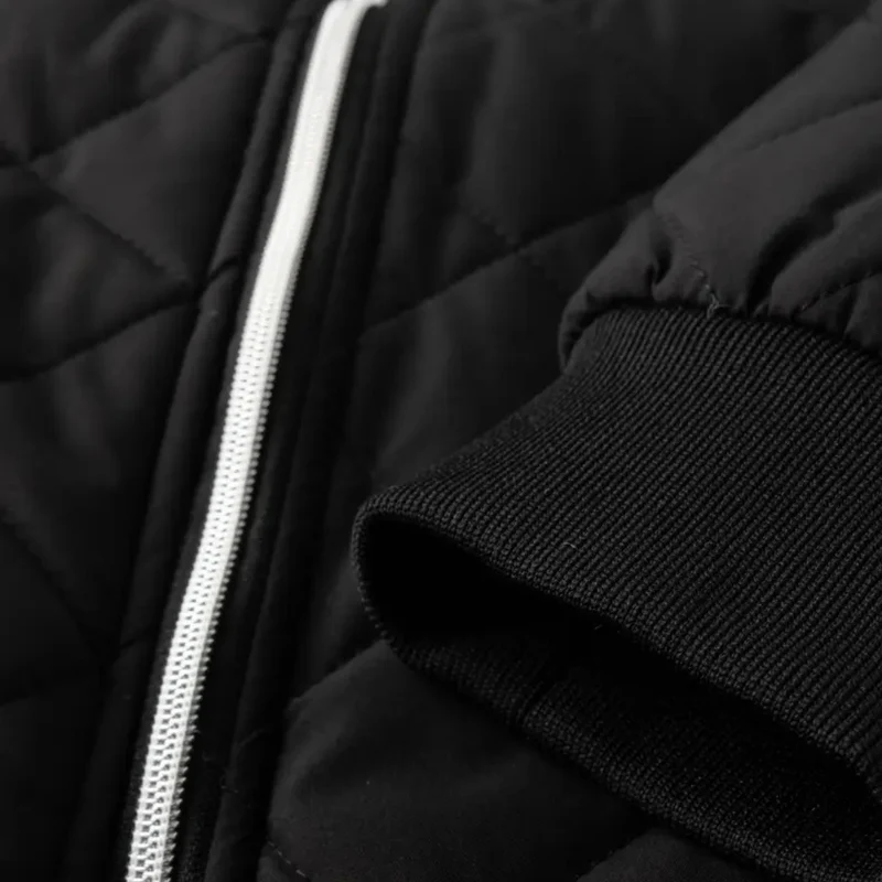 Veste Homme Matelassée en Polaire Zippée