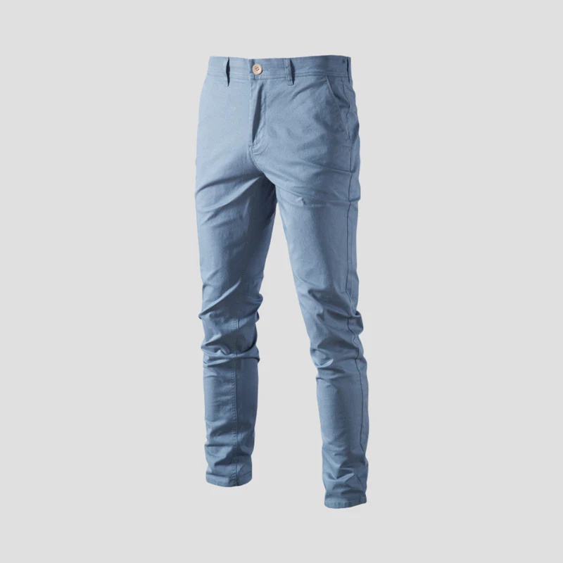 Pantalon Chino Homme Coupe Ajustée