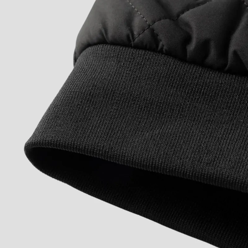 Veste Homme Matelassée en Polaire Zippée