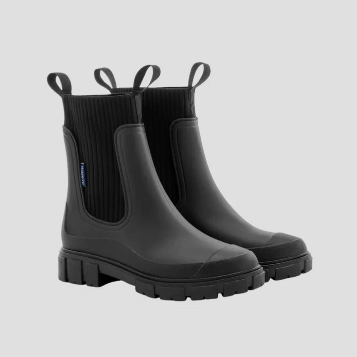 Bottines de pluie femme en caoutchouc