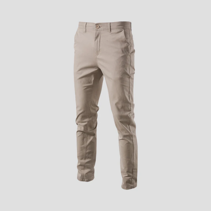 Pantalon Chino Homme Coupe Ajustée