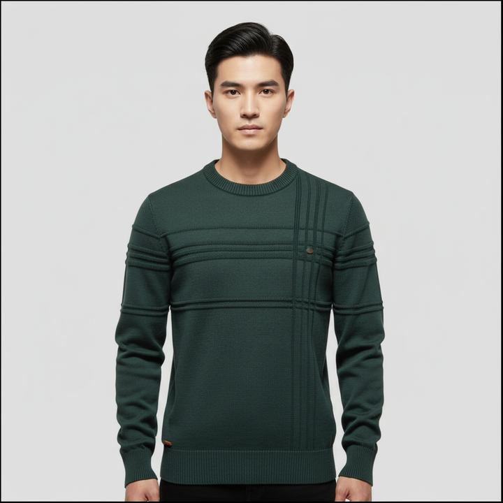 Urbain | Pull Texturé Col Rond