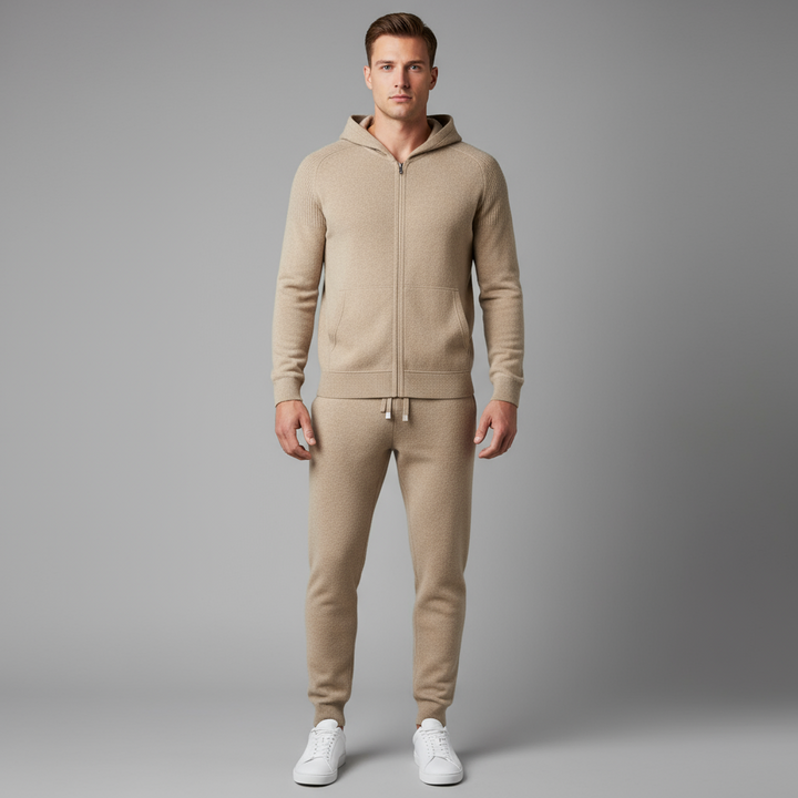 Ensemble Jogging Homme Zippé à Capuche