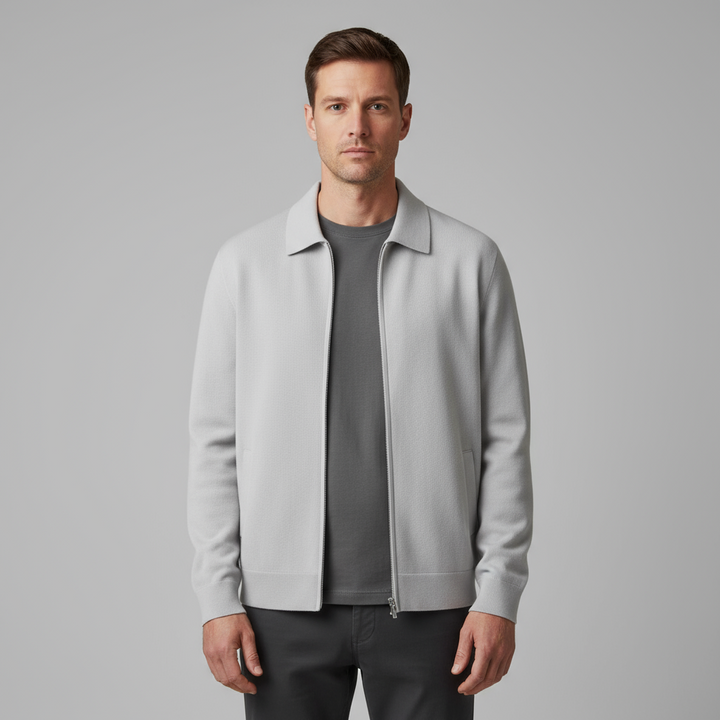 Cardigan Homme Zippé Laine