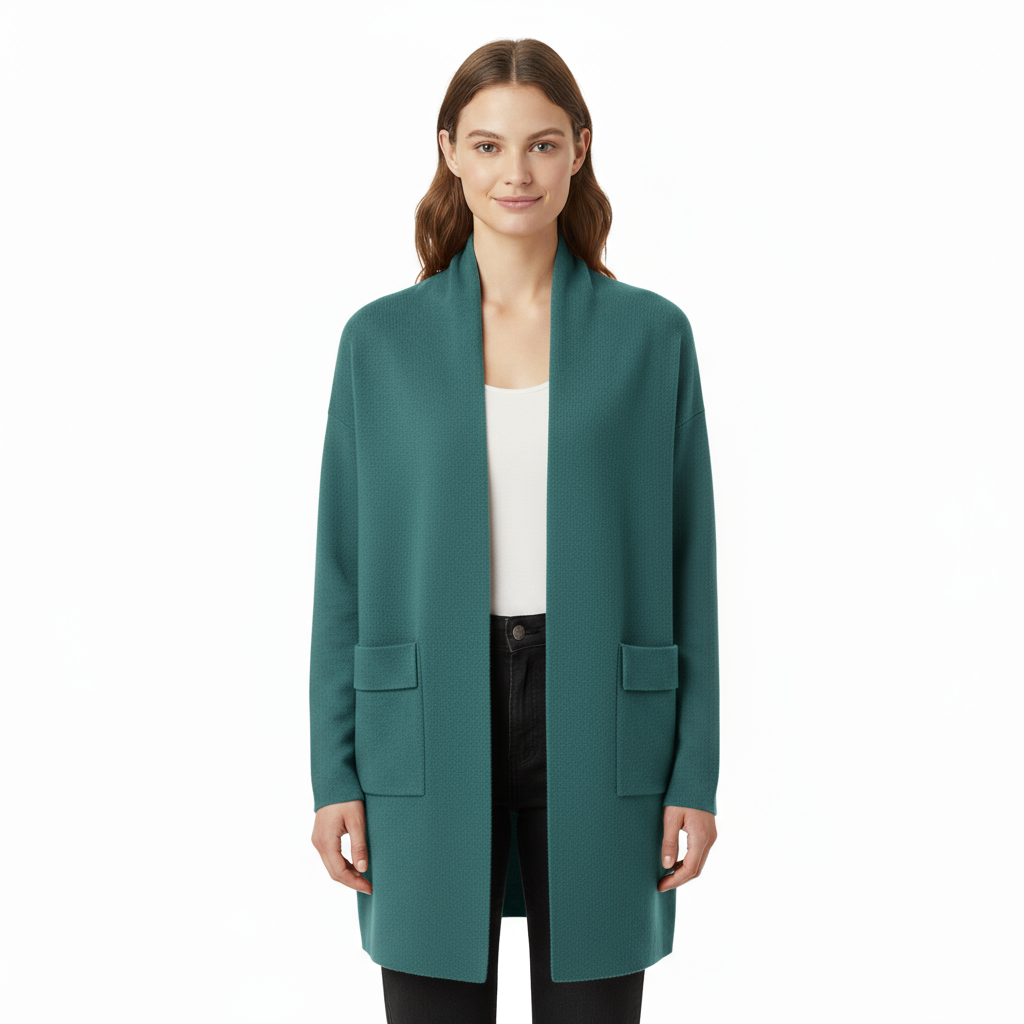 Cardigan Femme Long en Maille