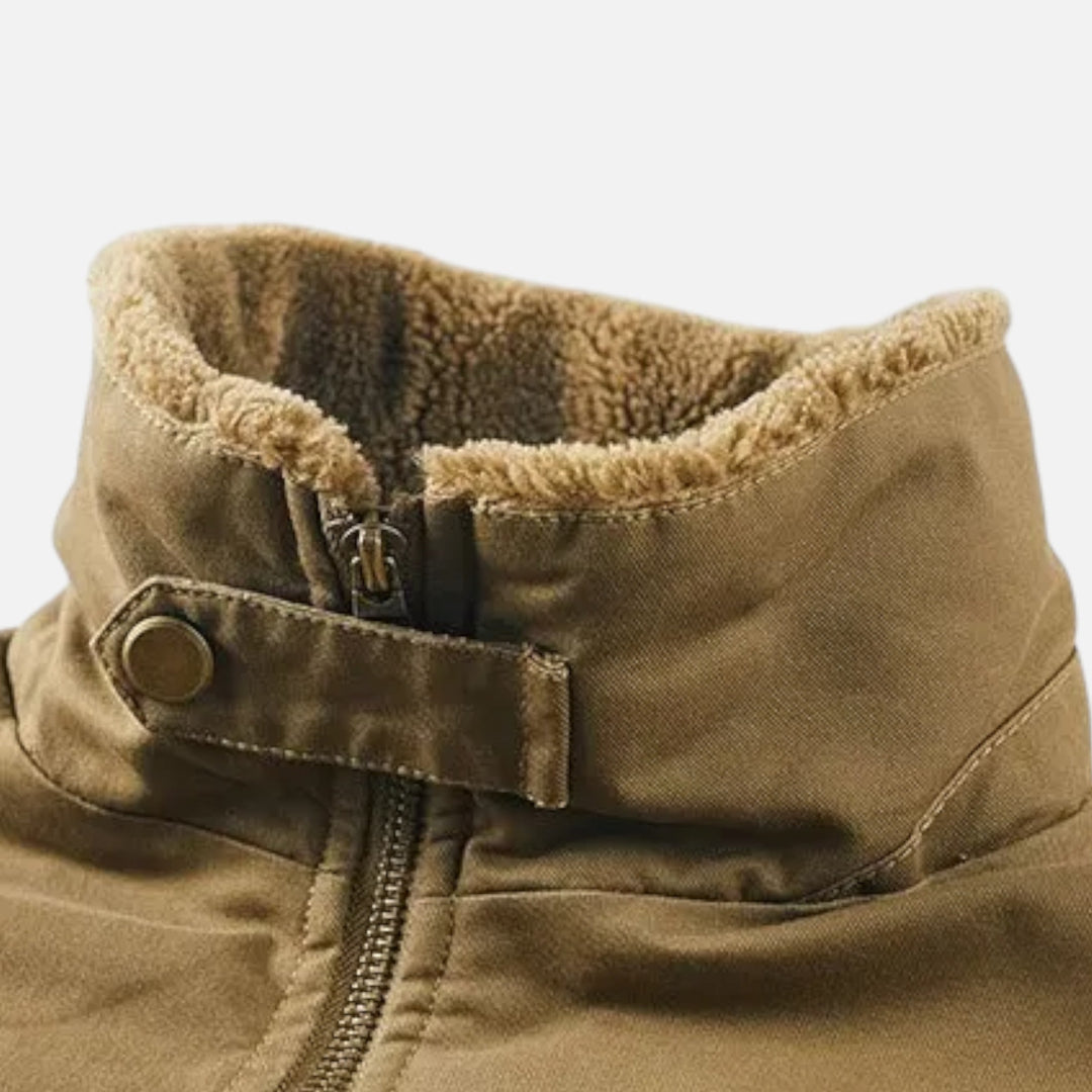 Veste Homme Coton Hiver | Doublée Laine